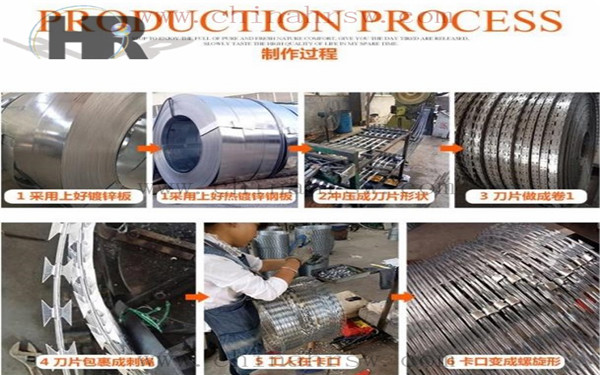 刀片刺繩安裝過程 刀片刺繩安裝過程