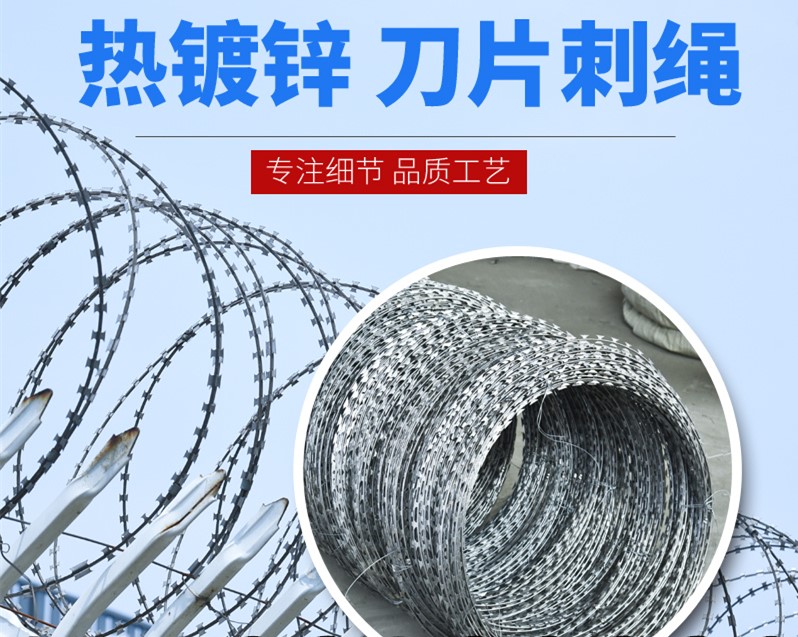 熱鍍鋅刀片刺繩 熱鍍鋅刀片刺繩
